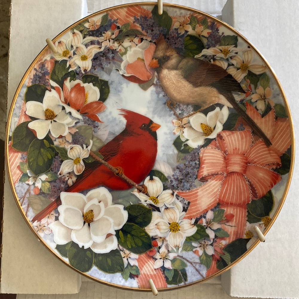 Cardinals in the Blossoms